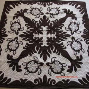 Sea Turtles Hibiscus Wall Hanging BRW