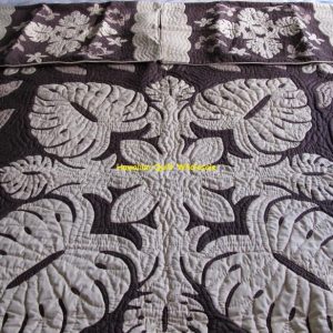 Sea Turtles Monstera Hibiscus Plumeria Bedspread BBR