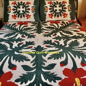Hibiscus 2 Pillow Shams BGRE