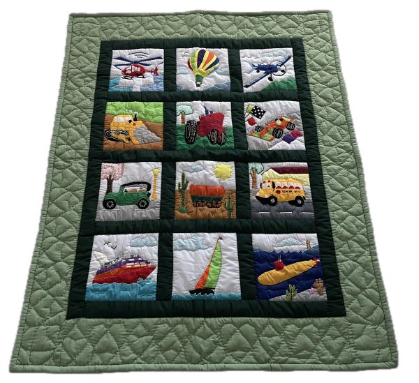 Transportations Baby Blanket CG