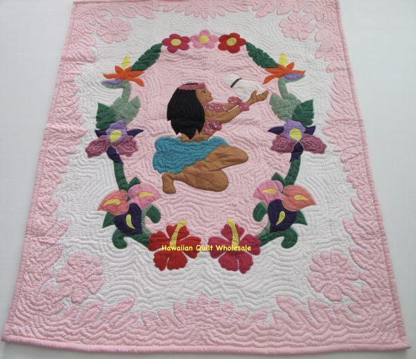Hula Dancer-Ipu Baby Blanket LP