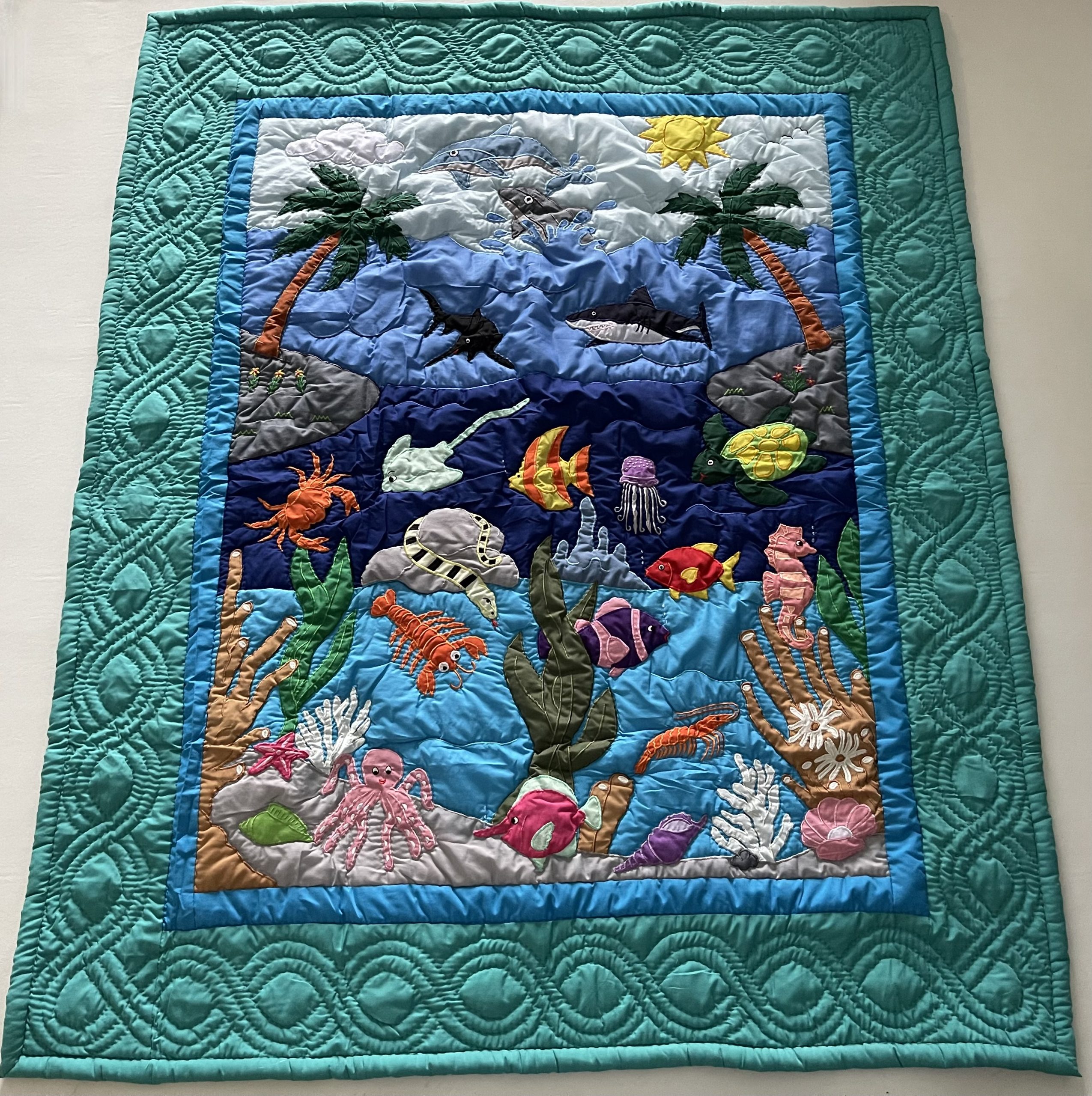 Under The Sea Baby Blanket AG
