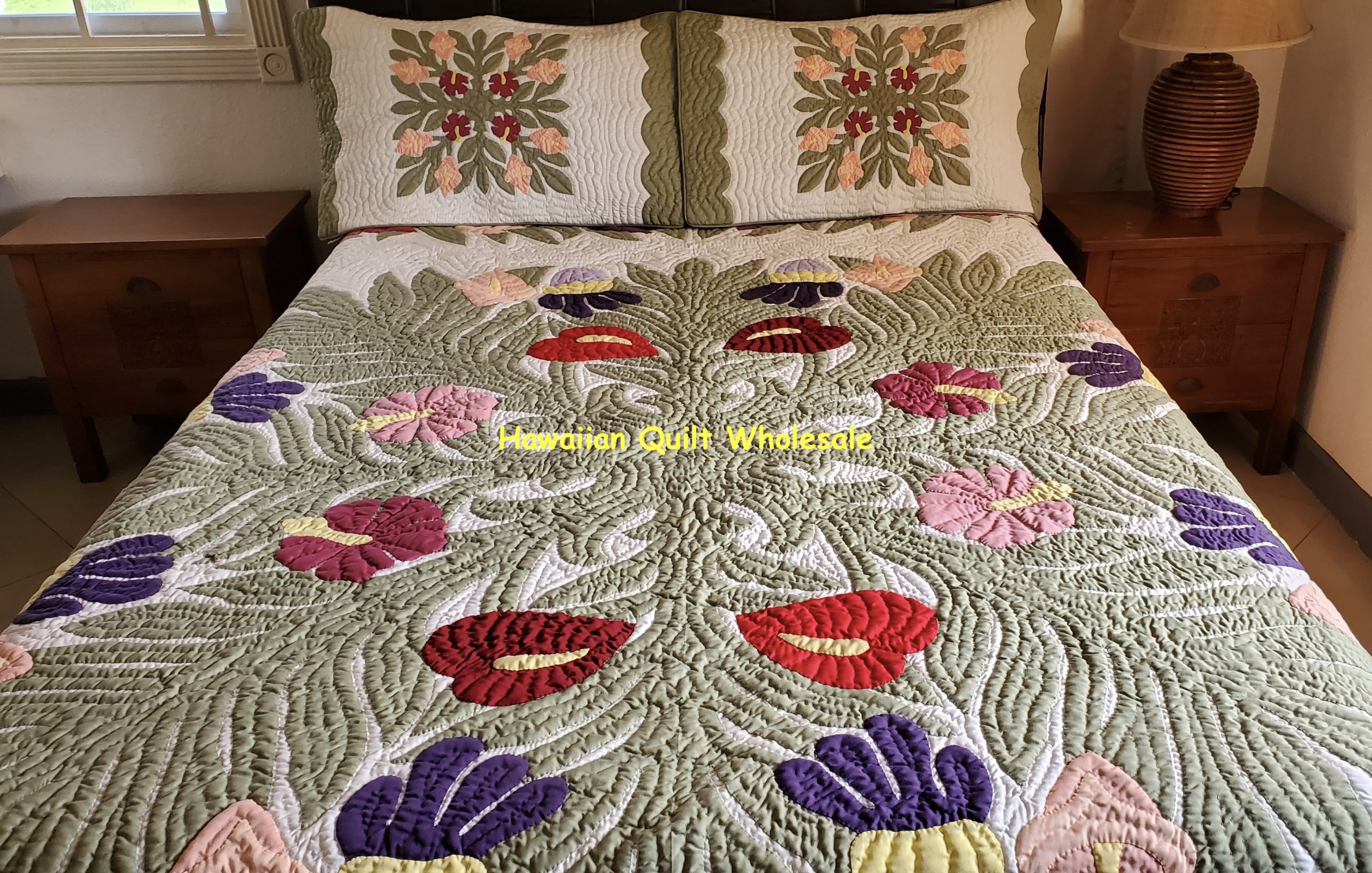 Tropical Flowers 2 Pillow Shams CG