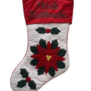 Poinsettia Stocking R1