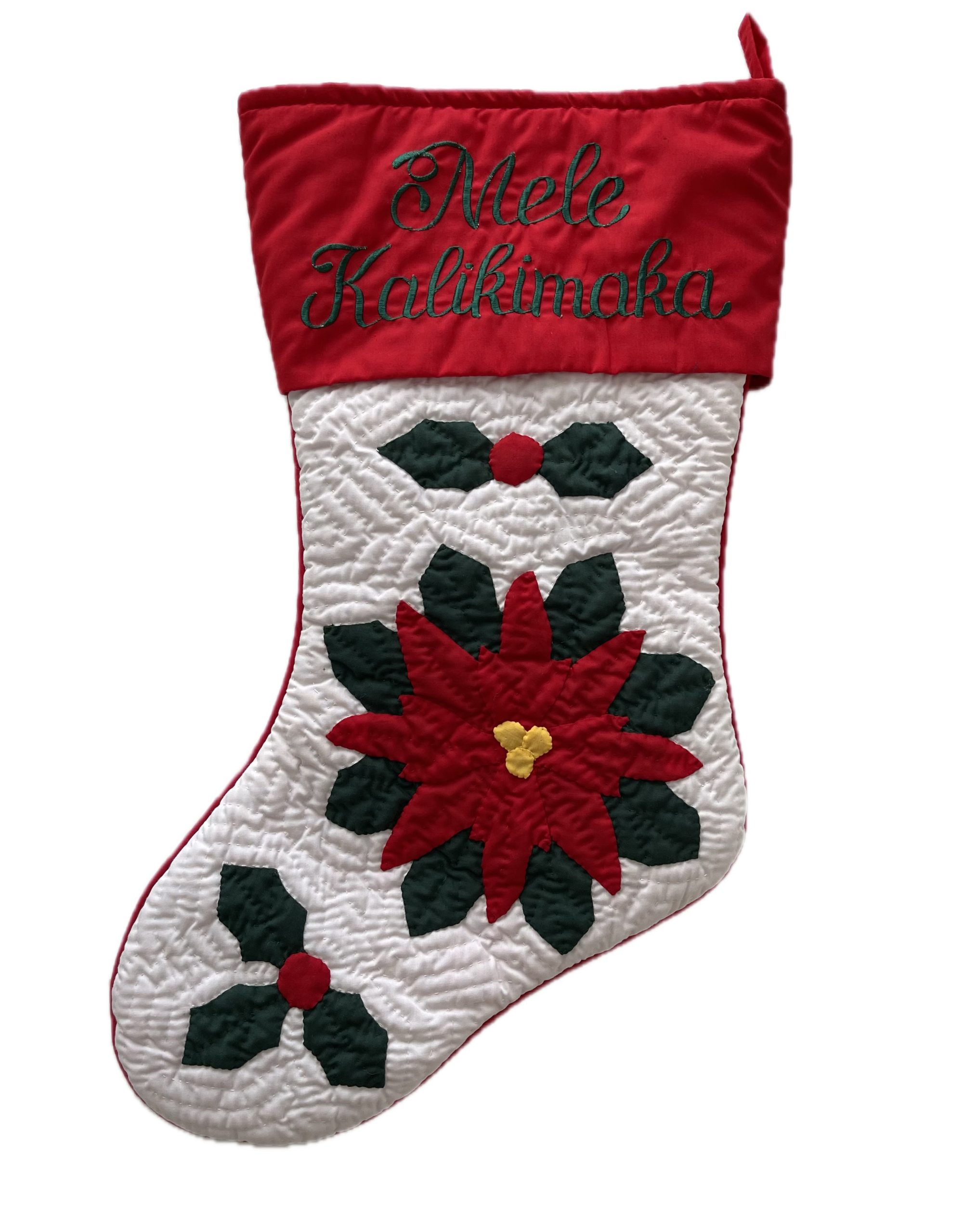 Poinsettia Stocking R1